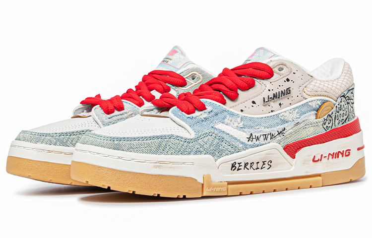 [Custom Shoes] (W) Li-Ning 001 BTC 'Davinci Custom Strawberry Graffiti' 圖 3