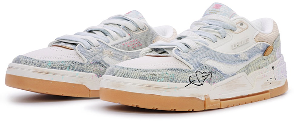 (W) 리닝 001 BTC 로우 '카우보이곰-스플래시 잉크' (80자) AGCS022-1(TeamM-女款牛仔小熊乳蓝) Lookbook (W) 리닝 001 BTC 로우 '카우보이곰-스플래시 잉크' (80자) AGCS022-1(TeamM-女款牛仔小熊乳蓝)