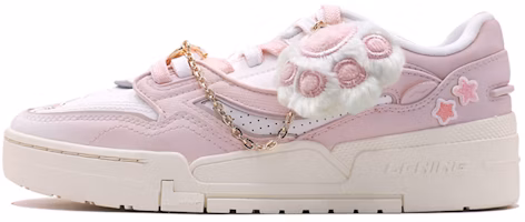 【定制球鞋】 LiNing李寧 001 俏皮貓爪 少女心 經典休閒 低幫 板鞋 女款 櫻花粉 Buy 【定制球鞋】 LiNing李寧 001 俏皮貓爪 少女心 經典休閒 低幫 板鞋 女款 櫻花粉