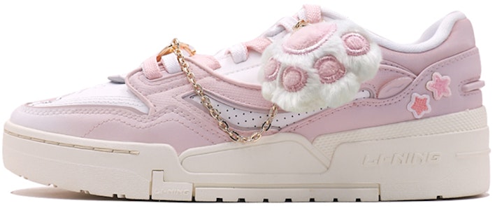 【定制球鞋】 LiNing李寧 001 俏皮貓爪 少女心 經典休閒 低幫 板鞋 女款 櫻花粉 Buy 【定制球鞋】 LiNing李寧 001 俏皮貓爪 少女心 經典休閒 低幫 板鞋 女款 櫻花粉