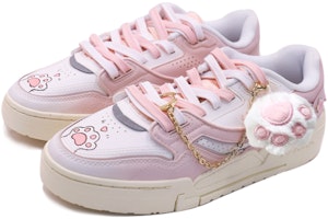 【定制球鞋】 LiNing李寧 001 俏皮貓爪 少女心 經典休閒 低幫 板鞋 女款 櫻花粉 Lookbook 【定制球鞋】 LiNing李寧 001 俏皮貓爪 少女心 經典休閒 低幫 板鞋 女款 櫻花粉