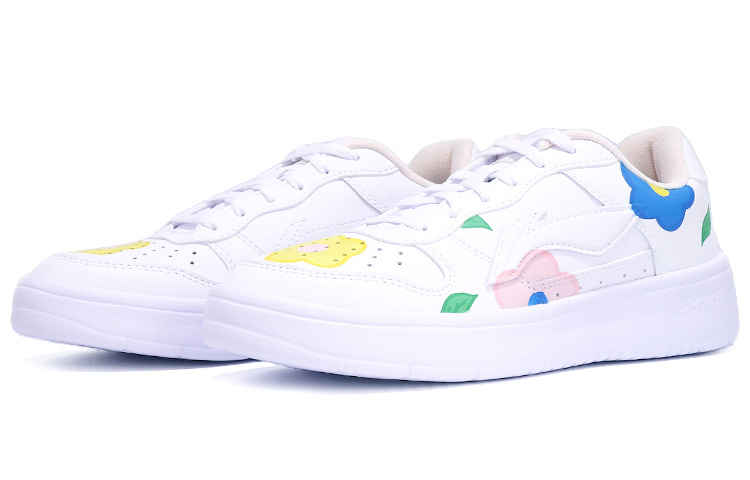 Lookbook (W) 李寧「手描き落書き花葉」カスタムシューズ AGCQ578-1(TeamTen-女款大花)