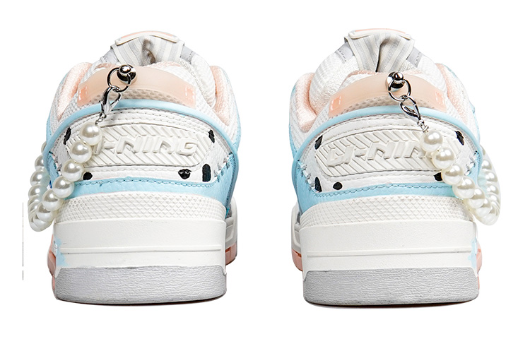 [Custom Shoes] (W) Li-Ning Casual Series 'Blue Pink Cow Print Graffiti' 圖 5