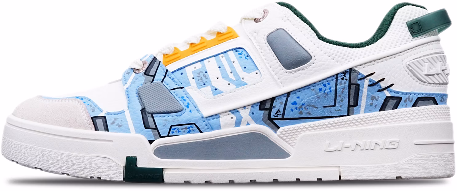 custom-shoes-women-li-ning-custom-gundam-cyberpunk-blue-white-grey