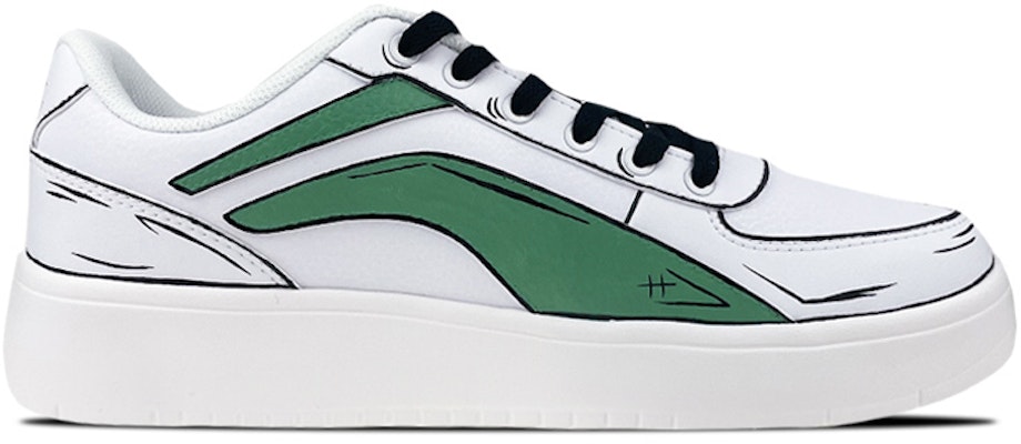 (W) 【定制鞋款】李宁定制"海贼王索隆白绿" AGCR470-2(Team叁-女款李宁索隆绿S-BOX) Order (W) 【定制鞋款】李宁定制"海贼王索隆白绿" AGCR470-2(Team叁-女款李宁索隆绿S-BOX)