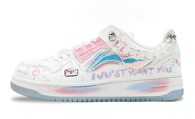 (W) 【定制鞋】李宁定制涂鸦'激光白情人节' AGCP362-8(TeamS-天迹告白涂鸦) Buy (W) 【定制鞋】李宁定制涂鸦'激光白情人节' AGCP362-8(TeamS-天迹告白涂鸦)