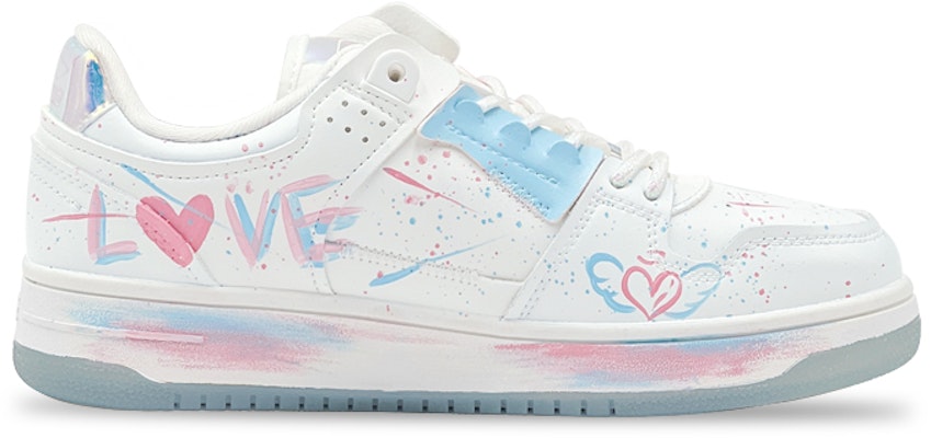 (W) 【定制鞋】李宁定制涂鸦'激光白情人节' AGCP362-8(TeamS-天迹告白涂鸦) Order (W) 【定制鞋】李宁定制涂鸦'激光白情人节' AGCP362-8(TeamS-天迹告白涂鸦)