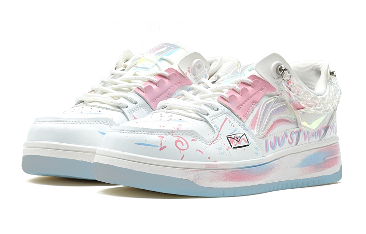 Lookbook (W) 【定制鞋】李宁定制涂鸦'激光白情人节' AGCP362-8(TeamS-天迹告白涂鸦)