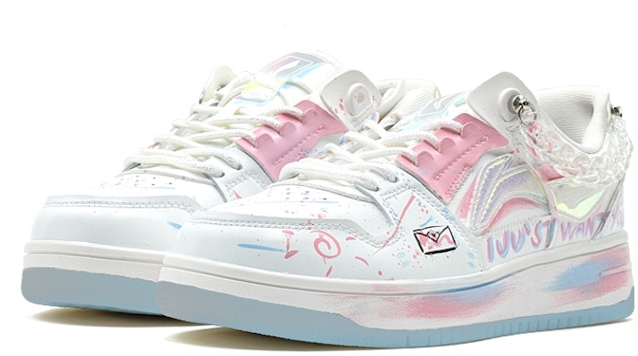 (W) 【定制鞋】李宁定制涂鸦'激光白情人节' AGCP362-8(TeamS-天迹告白涂鸦) Lookbook (W) 【定制鞋】李宁定制涂鸦'激光白情人节' AGCP362-8(TeamS-天迹告白涂鸦)