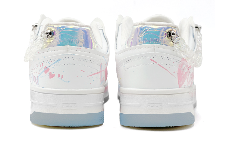 Shop (W) 【定制鞋】李宁定制涂鸦'激光白情人节' AGCP362-8(TeamS-天迹告白涂鸦)