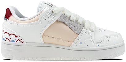 【客製球鞋】LiNing李寧 聖誕 雪景塗鴉 羊羔毛 星星掛件 低筒 板鞋 女款 白紅 Order 【客製球鞋】LiNing李寧 聖誕 雪景塗鴉 羊羔毛 星星掛件 低筒 板鞋 女款 白紅