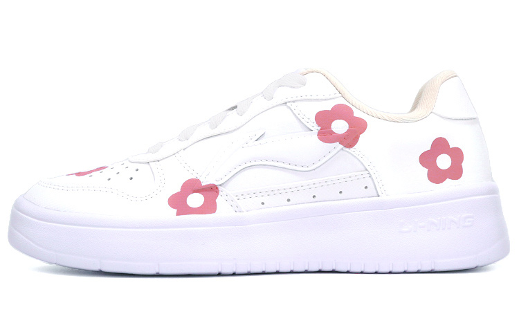 Buy (W) 【定制鞋款】李宁定制低帮'白粉花卉涂鸦' AGCQ578-1(TeamTen-女款粉花QD)