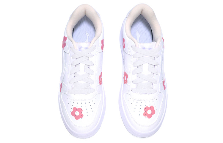 Shop (W) 【定制鞋款】李宁定制低帮'白粉花卉涂鸦' AGCQ578-1(TeamTen-女款粉花QD)
