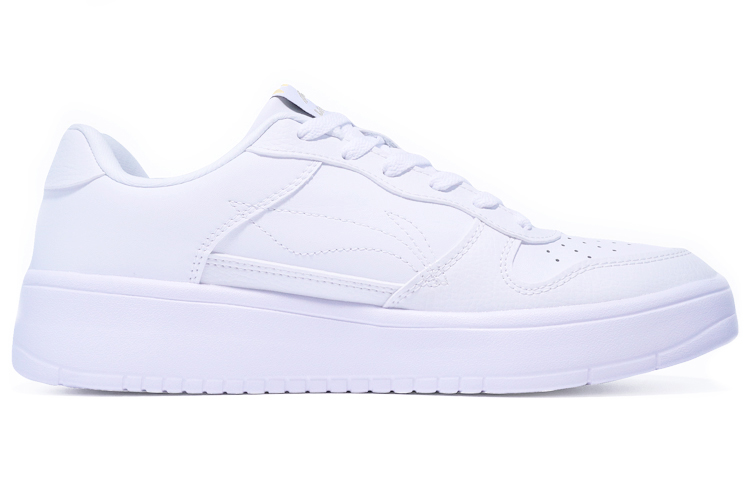 Order 【定製球鞋】 LiNing李寧 手繪塗鴉 笑臉 音符 可愛 板鞋 女款 白黃