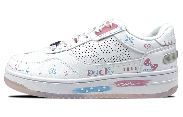 Buy (W) 李寧×デイジー アートグラフィティ ピンク/白 (カスタムシューズ) AGCR204-2(Team叁-女款黛西艺术涂鸦粉白)