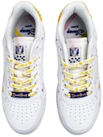 【定制球鞋】 Disney/迪士尼 x LiNing李寧 藝術塗鴉 可愛 情侶 低幫 板鞋 女款 白黃紫 Shop 【定制球鞋】 Disney/迪士尼 x LiNing李寧 藝術塗鴉 可愛 情侶 低幫 板鞋 女款 白黃紫