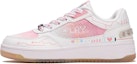 Buy (W) 리닝 디즈니 x 로우탑 '사이버펑크 레트로 핑크-화이트' 커스텀 슈즈 AGCR204-2(TeamThree-女款赛博朋克粉白色)