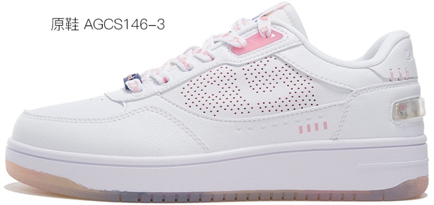 (W) 리닝 디즈니 x 로우탑 '사이버펑크 레트로 핑크-화이트' 커스텀 슈즈 AGCR204-2(TeamThree-女款赛博朋克粉白色) Cheap (W) 리닝 디즈니 x 로우탑 '사이버펑크 레트로 핑크-화이트' 커스텀 슈즈 AGCR204-2(TeamThree-女款赛博朋克粉白色)