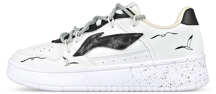 custom-shoes-women-li-ning-ink-seagull-black-white-grey