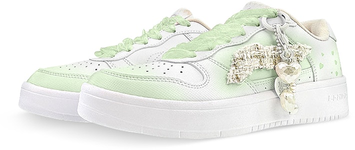 (W) 리닝 라이프스타일 '그린 미니멀'(커스텀 슈즈) AGCS420-1(Team76-女款青提小香绿) Lookbook (W) 리닝 라이프스타일 '그린 미니멀'(커스텀 슈즈) AGCS420-1(Team76-女款青提小香绿)