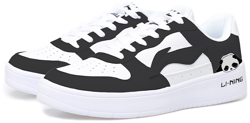 (W) 리닝 커스텀 로우탑 '팬더 그래피티' (펄화이트) AGCQ578-1(Team拾玖-女款涂鸦黑白) Lookbook (W) 리닝 커스텀 로우탑 '팬더 그래피티' (펄화이트) AGCQ578-1(Team拾玖-女款涂鸦黑白)