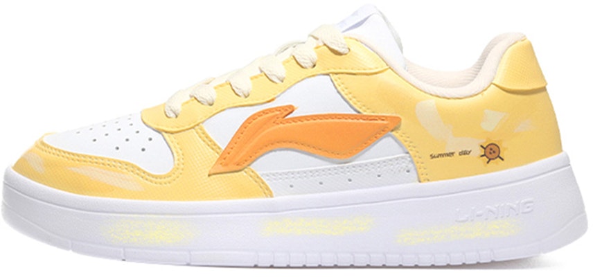 【定制球鞋】LiNing李寧 運動生活系列 夏日 小太陽 扎染做舊 定制禮物 復古 休閒 低幫 板鞋 女款 黃白 Buy 【定制球鞋】LiNing李寧 運動生活系列 夏日 小太陽 扎染做舊 定制禮物 復古 休閒 低幫 板鞋 女款 黃白
