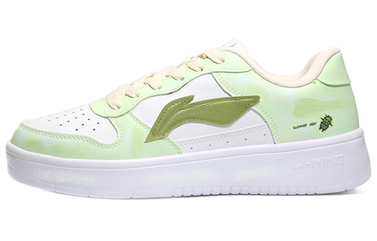 Buy (W) [Sepatu Kustom] Li-Ning Seri Lifestyle Low 'Summer Cactus Tie-Dye' AGCQ578-1(Team10-女款仙人掌绿白)