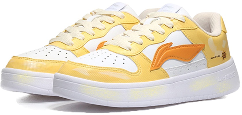 【定制球鞋】LiNing李寧 運動生活系列 夏日 小太陽 扎染做舊 定制禮物 復古 休閒 低幫 板鞋 女款 黃白 Lookbook 【定制球鞋】LiNing李寧 運動生活系列 夏日 小太陽 扎染做舊 定制禮物 復古 休閒 低幫 板鞋 女款 黃白