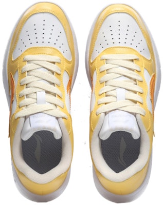 【定制球鞋】LiNing李寧 運動生活系列 夏日 小太陽 扎染做舊 定制禮物 復古 休閒 低幫 板鞋 女款 黃白 Shop 【定制球鞋】LiNing李寧 運動生活系列 夏日 小太陽 扎染做舊 定制禮物 復古 休閒 低幫 板鞋 女款 黃白