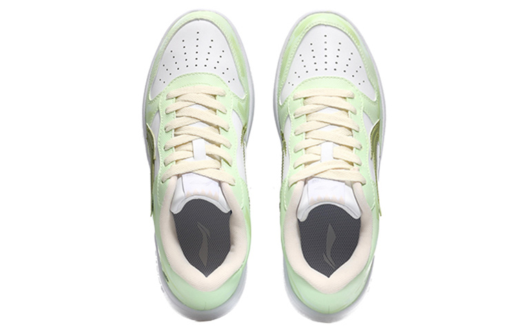 Shop (W) [Sepatu Kustom] Li-Ning Seri Lifestyle Low 'Summer Cactus Tie-Dye' AGCQ578-1(Team10-女款仙人掌绿白)