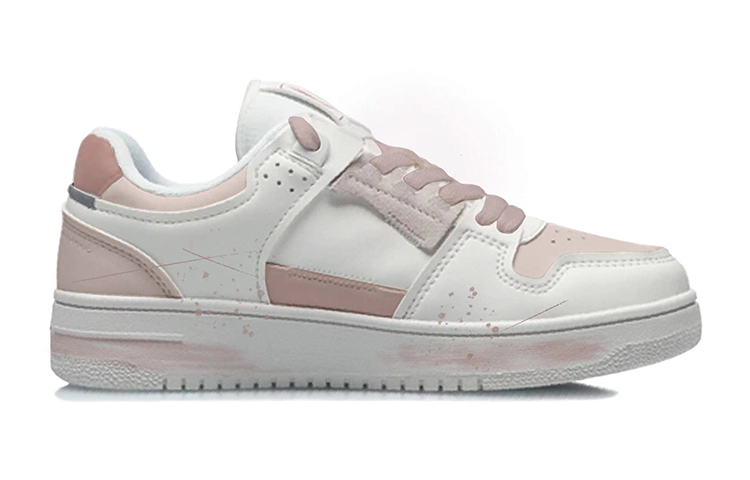 [Custom Shoes] (W) Li-Ning Low 'Pink White Graffiti Splatter' 圖 2
