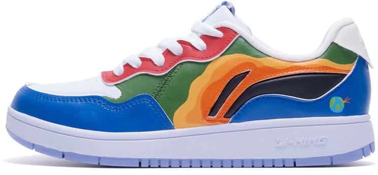 custom-shoes-women-li-ning-low-save-the-earth-hand-painted-blue-and-white