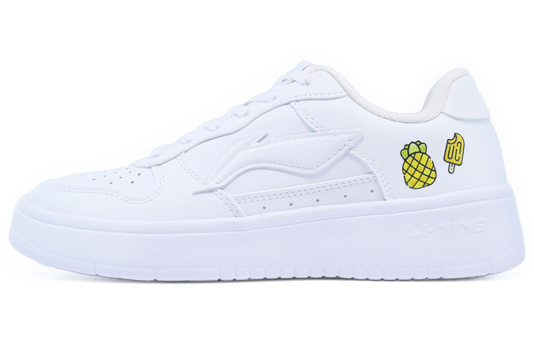 Buy (W) Zapatillas Li-Ning 'Graffiti Piña Helada - Blanco Amarillo' AGCQ578-1(TeamTen-女款菠萝)