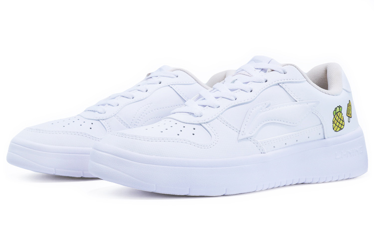 Lookbook (W) Zapatillas Li-Ning 'Graffiti Piña Helada - Blanco Amarillo' AGCQ578-1(TeamTen-女款菠萝)