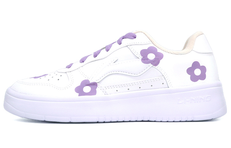 [Custom Shoes] (Women) Li-Ning Low Top 'Hand-Painted Graffiti Floral'