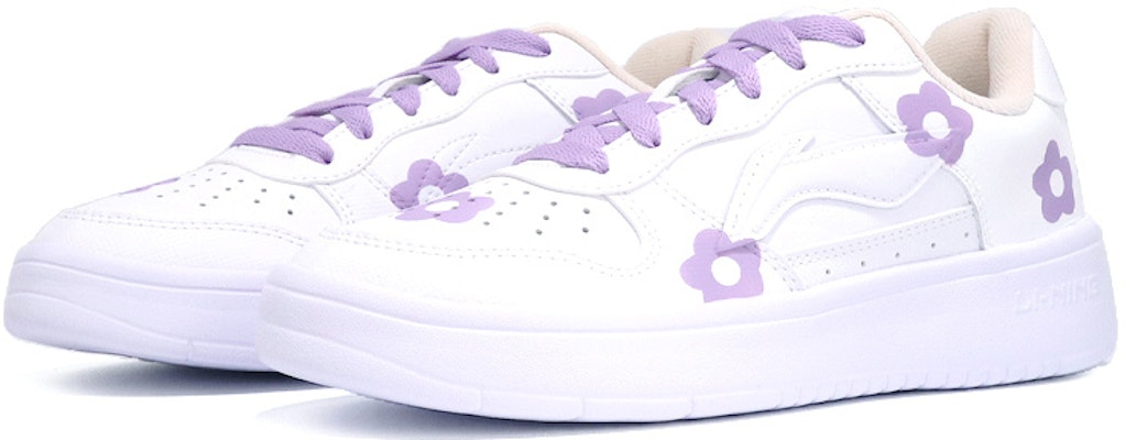 (W) 리닝 커스텀 핸드페인팅 그래피티 플로럴 로우탑 (64 characters) AGCQ578-1(TeamTen-女款紫花) Lookbook (W) 리닝 커스텀 핸드페인팅 그래피티 플로럴 로우탑 (64 characters) AGCQ578-1(TeamTen-女款紫花)