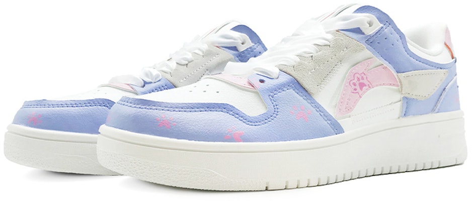 (W) 리닝 커스텀 핑크 발바닥 낙서화 (Li-Ning custom pink paw graffiti shoes - shortened) AGCP362-7(TeamD-女款粉色猫爪蓝粉) Lookbook (W) 리닝 커스텀 핑크 발바닥 낙서화 (Li-Ning custom pink paw graffiti shoes - shortened) AGCP362-7(TeamD-女款粉色猫爪蓝粉)