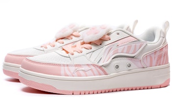 (W) 리닝 로우탑 '핑크 호랑이 발톱' (Li-ning Lowtop 'Pink Tiger Claw') AGCS134-1(Team1-女款虎纹猫爪白粉色) Lookbook (W) 리닝 로우탑 '핑크 호랑이 발톱' (Li-ning Lowtop 'Pink Tiger Claw') AGCS134-1(Team1-女款虎纹猫爪白粉色)