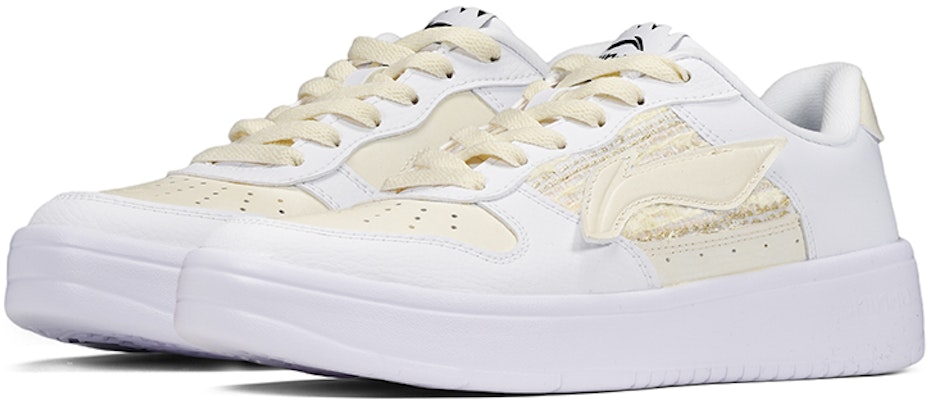 (W) 리닝 로우탑 '소향풍 커스텀 패치' (Custom Shoes) AGCQ578-1(TeamE-女款缝纫贴布奶黄色) Lookbook (W) 리닝 로우탑 '소향풍 커스텀 패치' (Custom Shoes) AGCQ578-1(TeamE-女款缝纫贴布奶黄色)