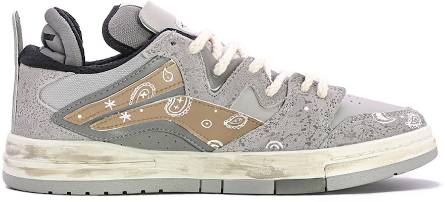 (W) 리닝 프로 바이브 '마이크로 크리스탈 그레이' (커스텀 슈즈) AECR044-2(TeamM-女款腰果花高街做旧微晶灰) Order (W) 리닝 프로 바이브 '마이크로 크리스탈 그레이' (커스텀 슈즈) AECR044-2(TeamM-女款腰果花高街做旧微晶灰)