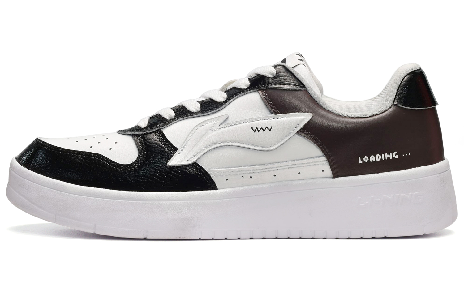 [Custom Shoes] (W) Li-Ning Progress Low 'Black White Brown'
