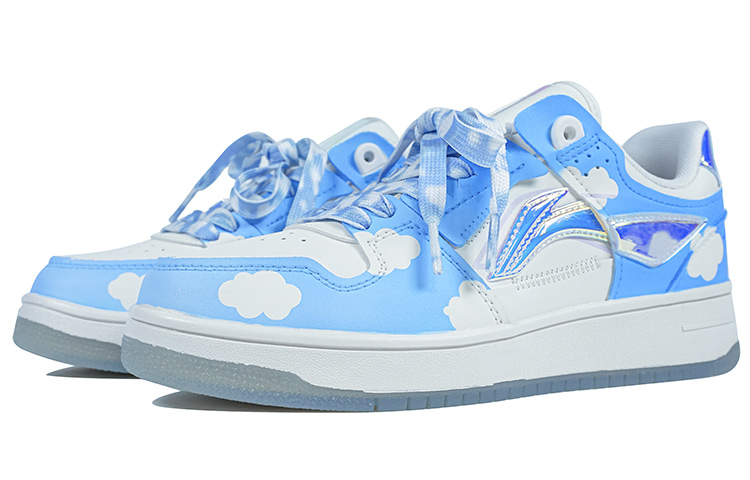 Lookbook (W) [定制鞋款] 李宁天空王牌‘蓝天白云’ AGCP362-8(Team陆-浪漫蓝天渐变云朵)