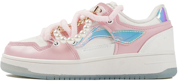 custom-shoes-women-li-ning-sky-ace-may-day-tour-little-fragrance-handmade-pearl