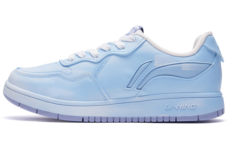 [Custom Shoes] (Women) Li-Ning Sky Low 'Hand-Painted Blue and White'