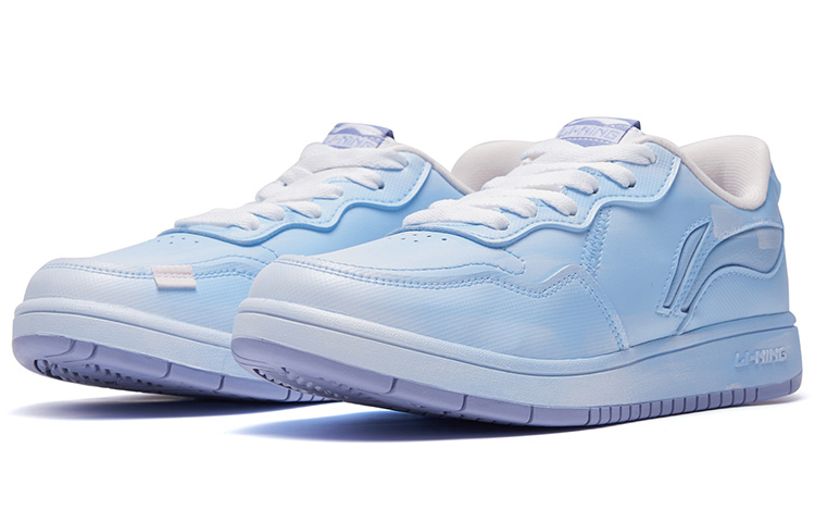 Lookbook (W) [订制鞋款] 李宁天空低帮‘手绘蓝白’ AGCR318-3(TeamR-女款天空蓝白)