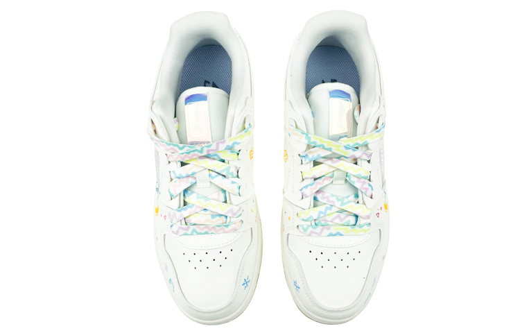 Purchase (W) [Sepatu Kustom] Li-Ning Sky Path Low Putih Biru 'Graffiti Warna Laser Imut' AGCP362-8(Team叁-女款涂鸦玉桂狗手绘白蓝)