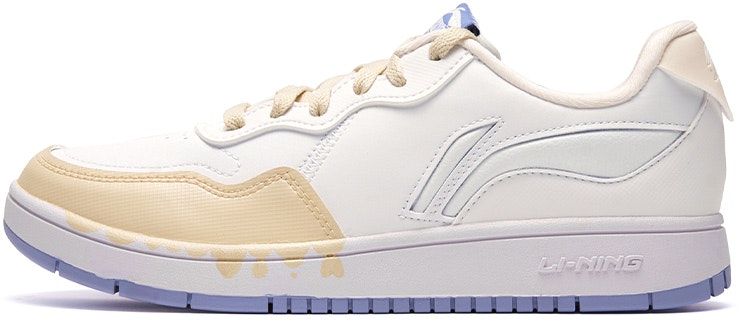 custom-shoes-women-li-ning-sneaker-melted-cream-custom-paint