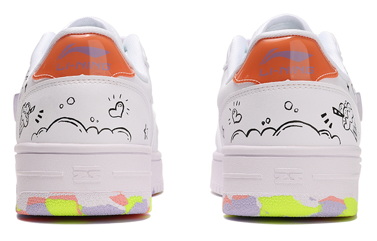 Purchase (W) 【定制鞋】李宁 低帮运动鞋 '夏日波浪涂鸦' AGCR342-1(TeamThree-女款涂鸦黑白)