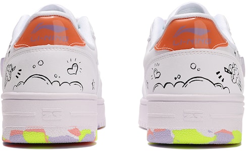 【定制球鞋】 LiNing李寧 塗鴉 夏日 海浪 個性百搭 潮流 低幫 板鞋 女款 黑白 Purchase 【定制球鞋】 LiNing李寧 塗鴉 夏日 海浪 個性百搭 潮流 低幫 板鞋 女款 黑白