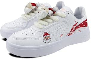 【定制球鞋】LiNing李寧 街頭玩家 街頭玩家 是在玩鞋 聖誕老人 玩偶掛件 塗鴉 低幫 板鞋 女款 白紅 Lookbook 【定制球鞋】LiNing李寧 街頭玩家 街頭玩家 是在玩鞋 聖誕老人 玩偶掛件 塗鴉 低幫 板鞋 女款 白紅